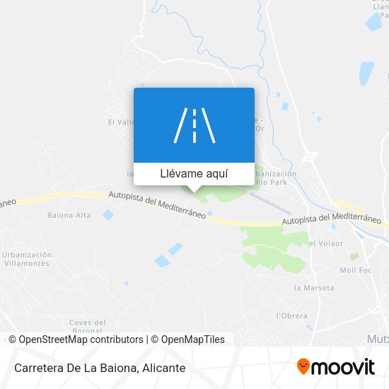 Mapa Carretera De La Baiona