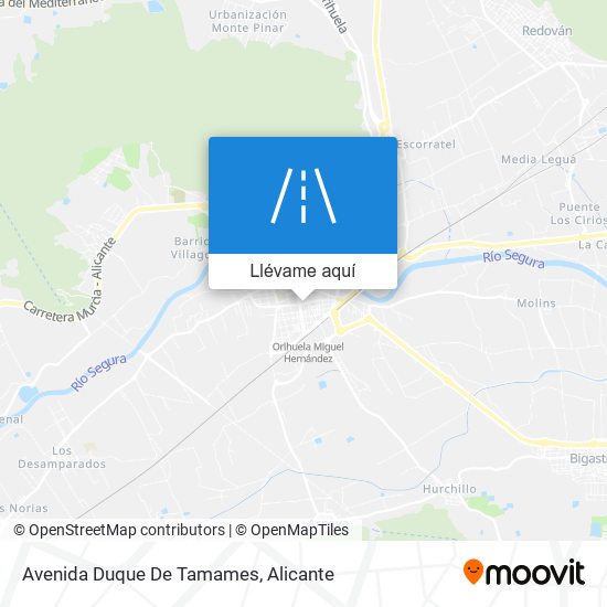 Mapa Avenida Duque De Tamames