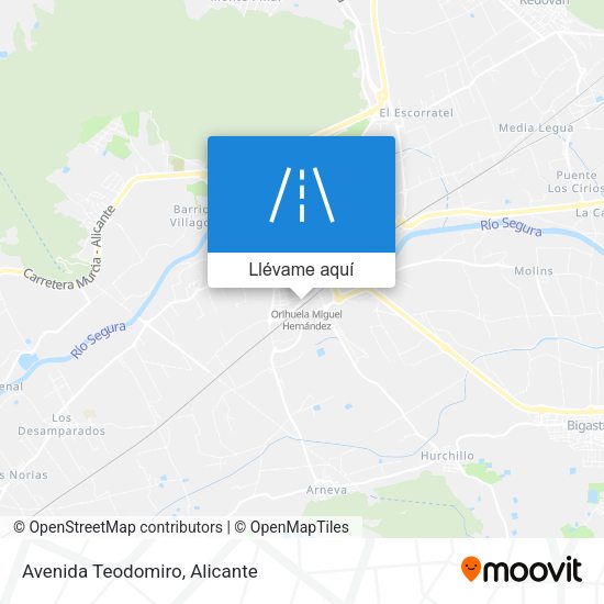 Mapa Avenida Teodomiro