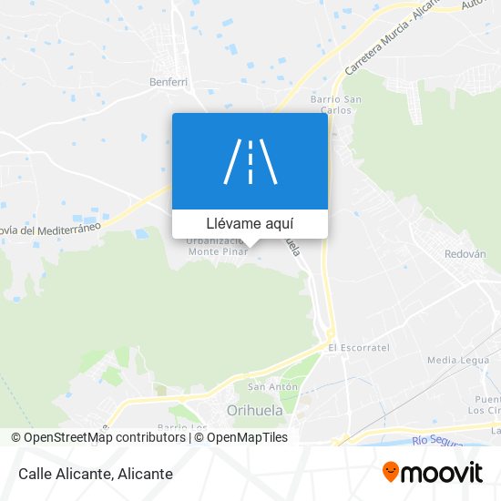 Mapa Calle Alicante