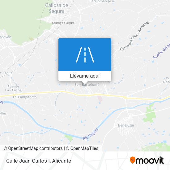 Mapa Calle Juan Carlos I