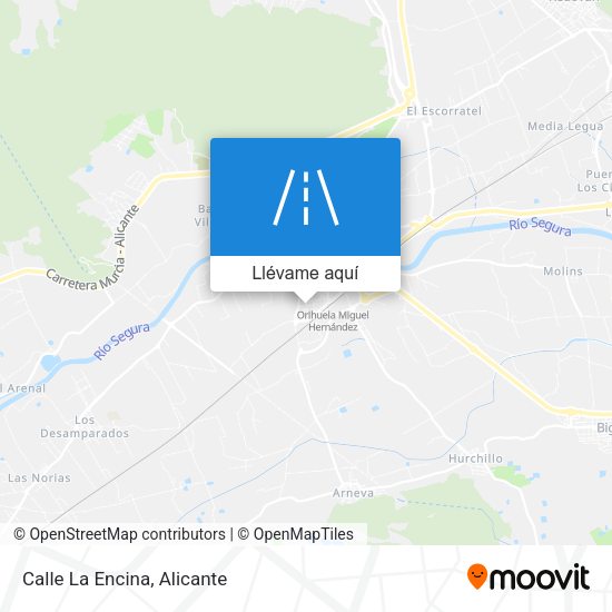 Mapa Calle La Encina