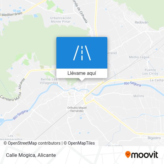 Mapa Calle Mogica