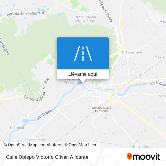 Mapa Calle Obispo Victorio Oliver