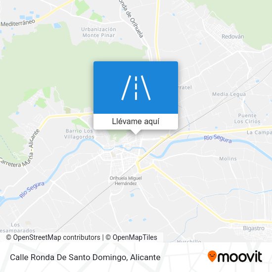 Mapa Calle Ronda De Santo Domingo