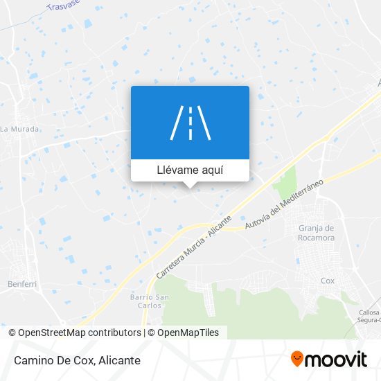Mapa Camino De Cox