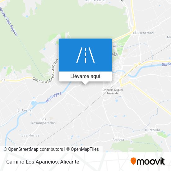 Mapa Camino Los Aparicios