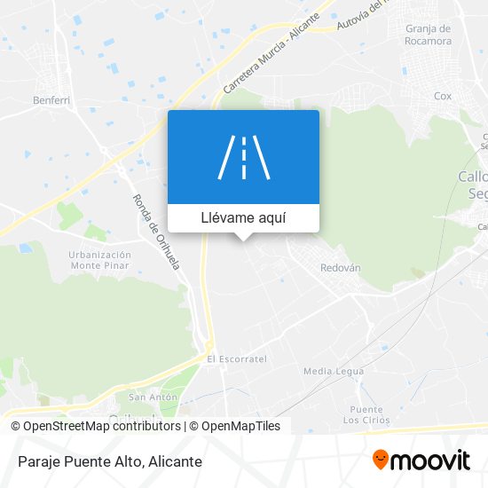 Mapa Paraje Puente Alto