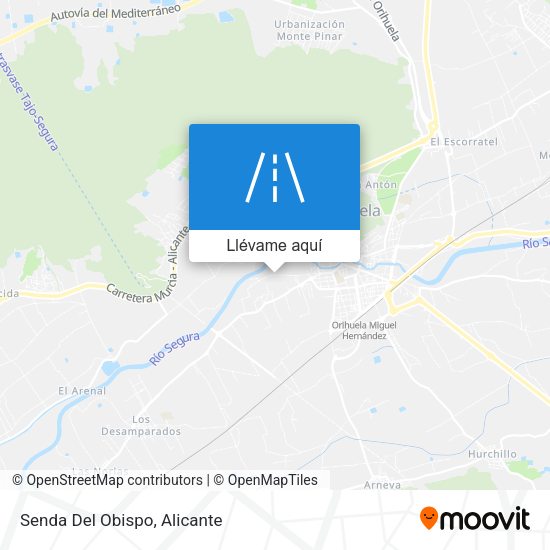 Mapa Senda Del Obispo