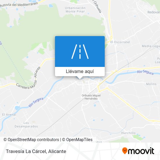 Mapa Travesía La Cárcel