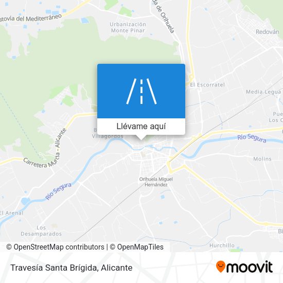 Mapa Travesía Santa Brígida