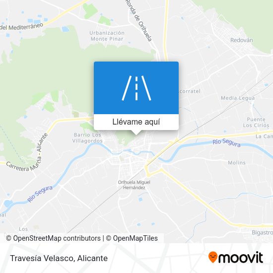 Mapa Travesía Velasco