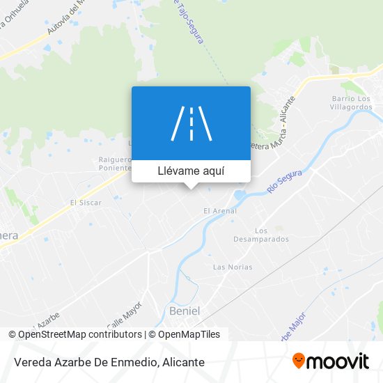 Mapa Vereda Azarbe De Enmedio