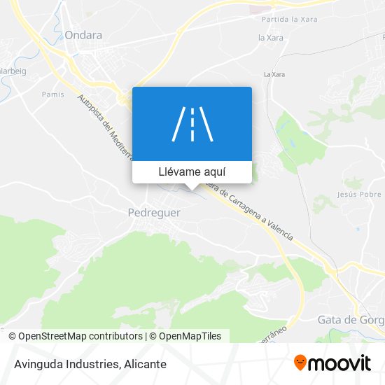 Mapa Avinguda Industries