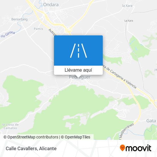 Mapa Calle Cavallers
