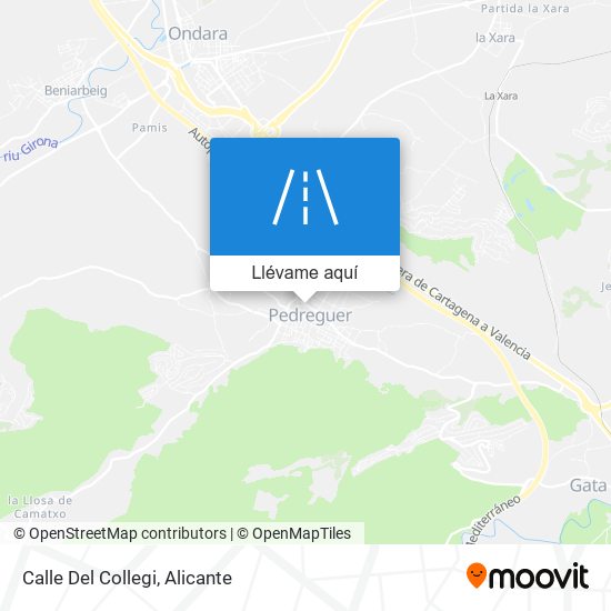 Mapa Calle Del Collegi