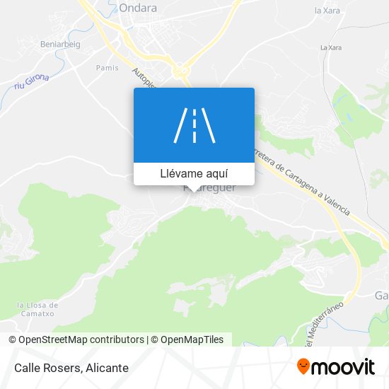 Mapa Calle Rosers