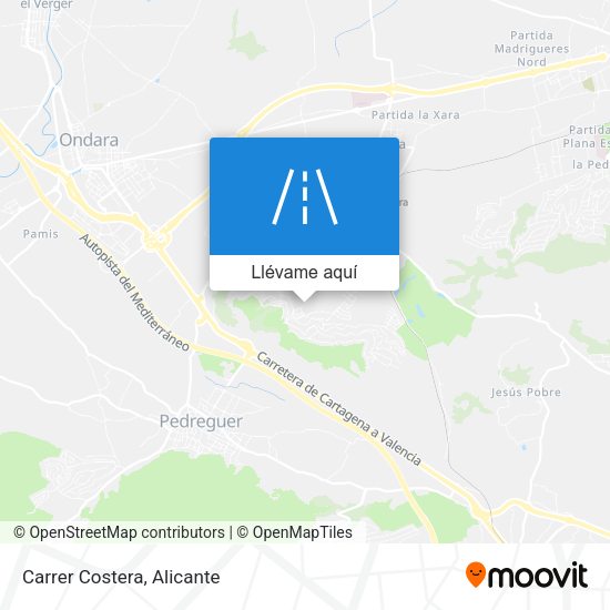Mapa Carrer Costera