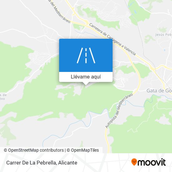Mapa Carrer De La Pebrella