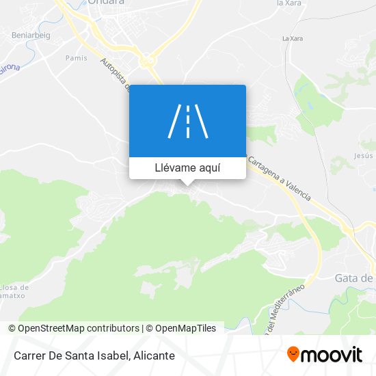 Mapa Carrer De Santa Isabel