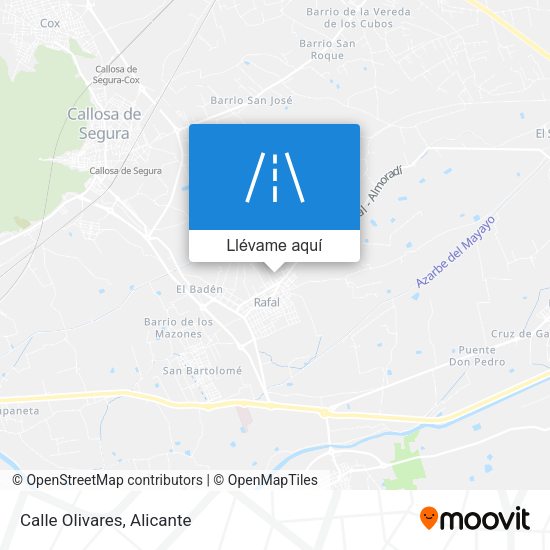 Mapa Calle Olivares