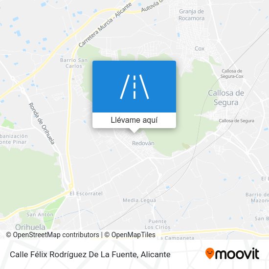 Mapa Calle Félix Rodríguez De La Fuente