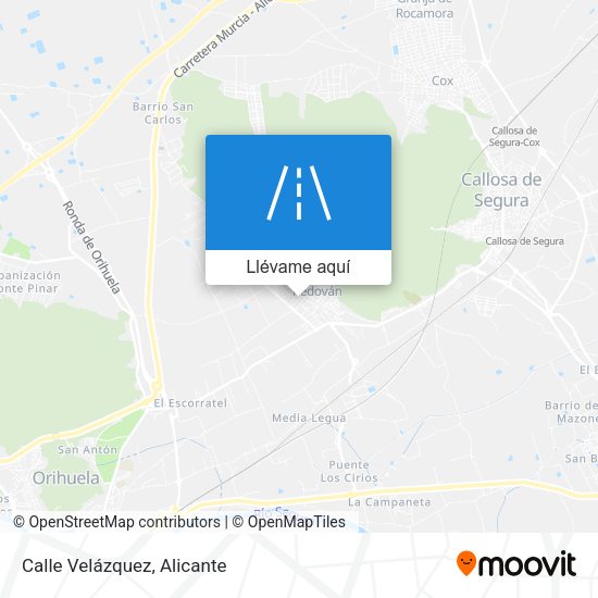 Mapa Calle Velázquez
