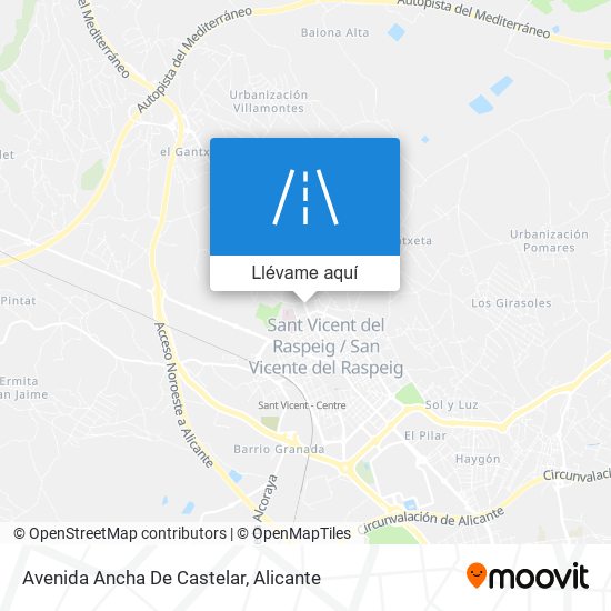 Mapa Avenida Ancha De Castelar