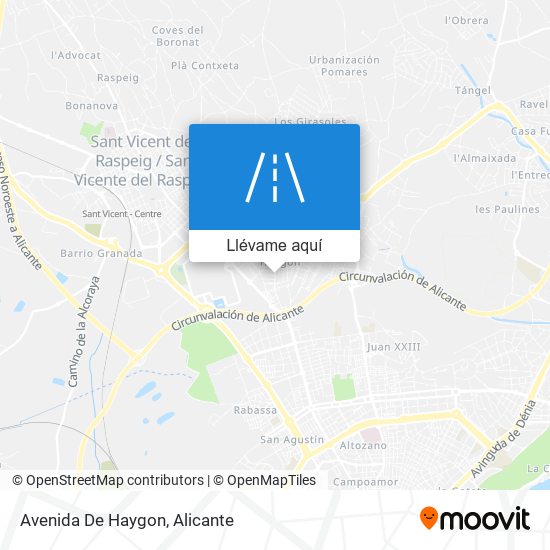 Mapa Avenida De Haygon