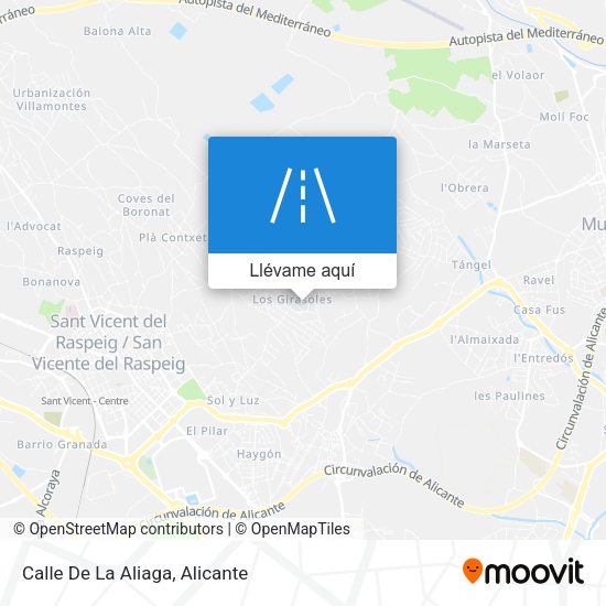 Mapa Calle De La Aliaga