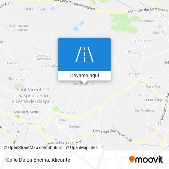 Mapa Calle De La Encina