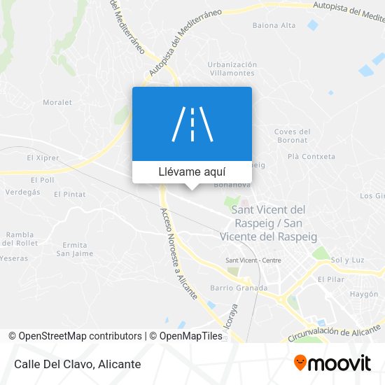 Mapa Calle Del Clavo