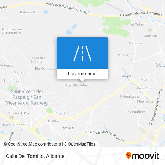 Mapa Calle Del Tomillo