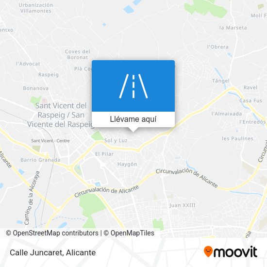 Mapa Calle Juncaret