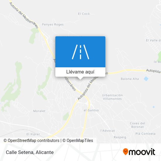 Mapa Calle Setena
