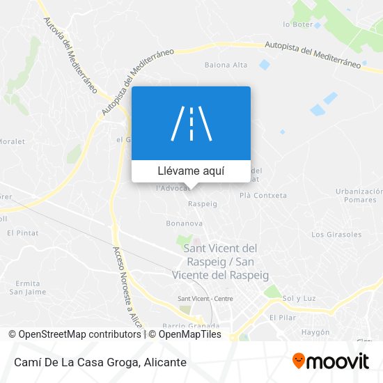 Mapa Camí De La Casa Groga