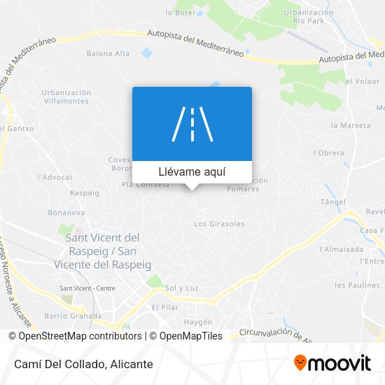 Mapa Camí Del Collado