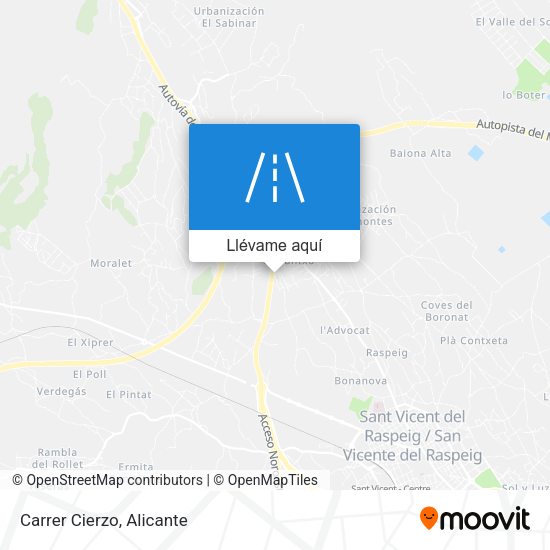 Mapa Carrer Cierzo
