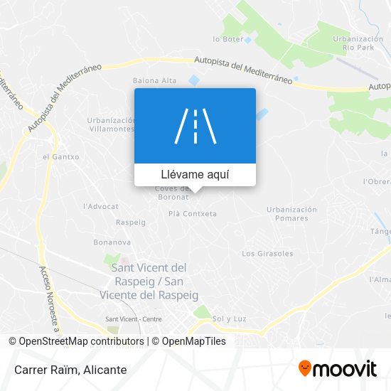 Mapa Carrer Raïm