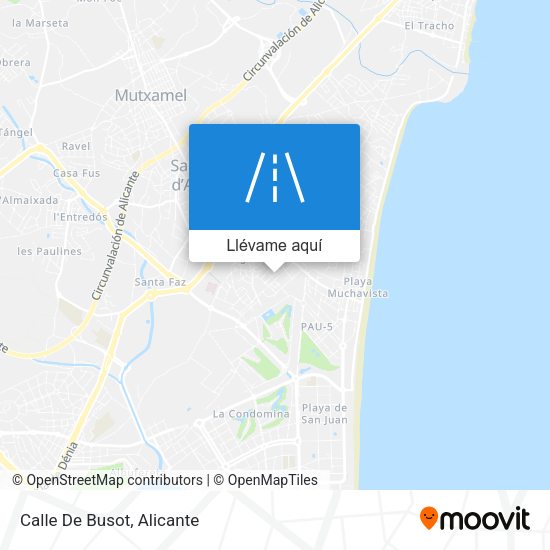 Mapa Calle De Busot