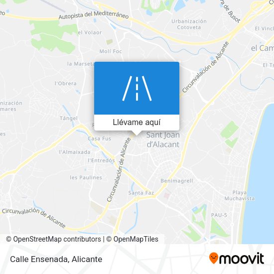 Mapa Calle Ensenada