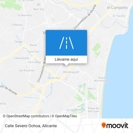 Mapa Calle Severo Ochoa