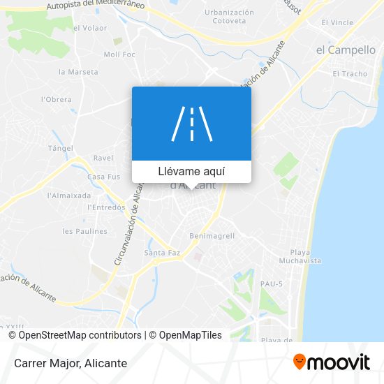 Mapa Carrer Major