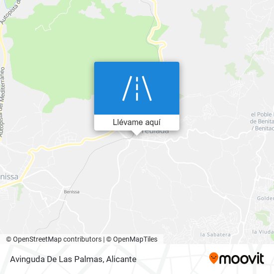 Mapa Avinguda De Las Palmas