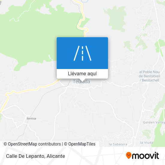 Mapa Calle De Lepanto