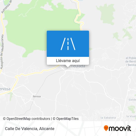 Mapa Calle De Valencia