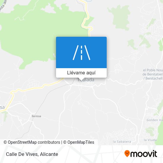 Mapa Calle De Vives