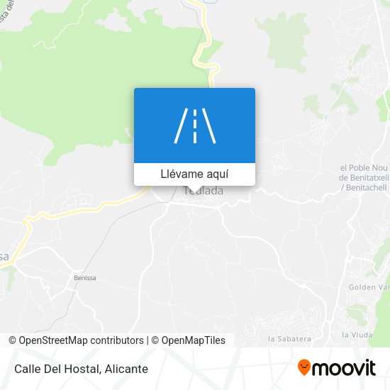 Mapa Calle Del Hostal
