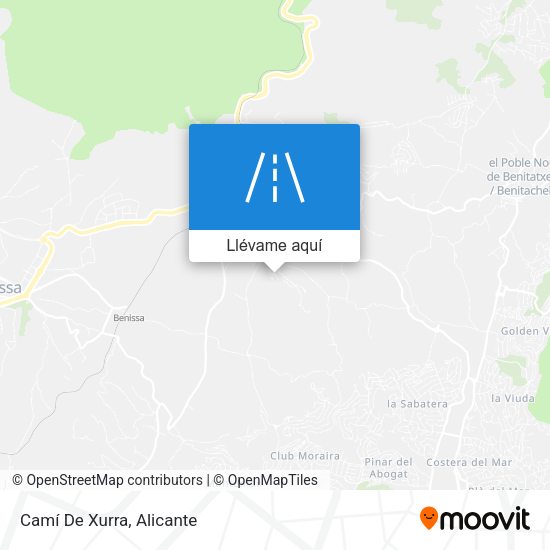 Mapa Camí De Xurra