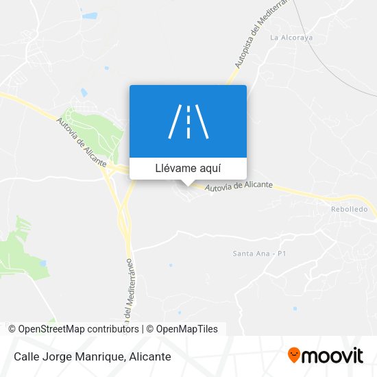 Mapa Calle Jorge Manrique